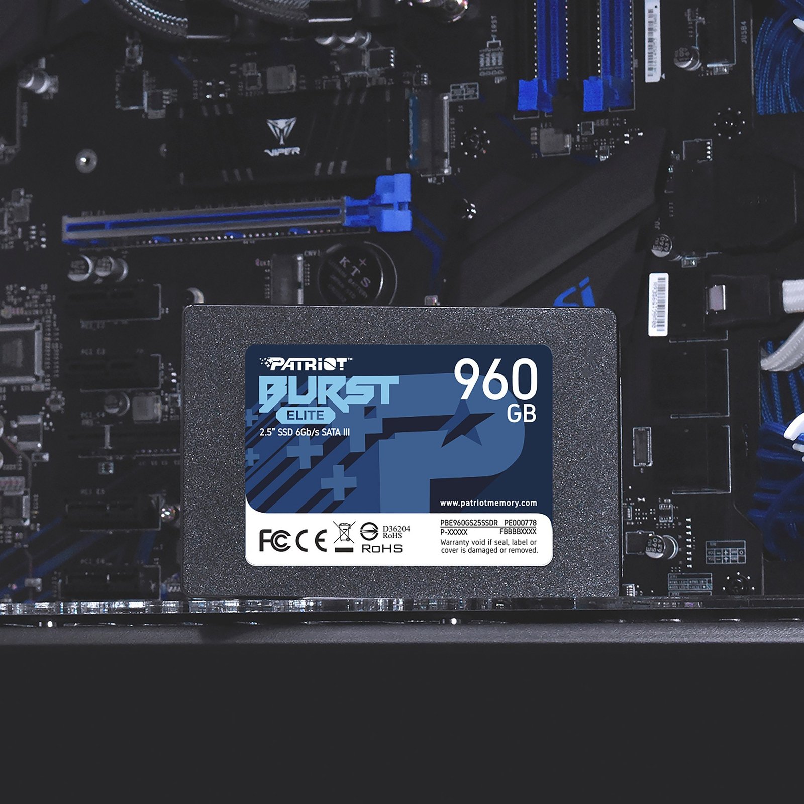 Patriot Burst Elite Negro, 960 GB 6 GB - Imagen 5