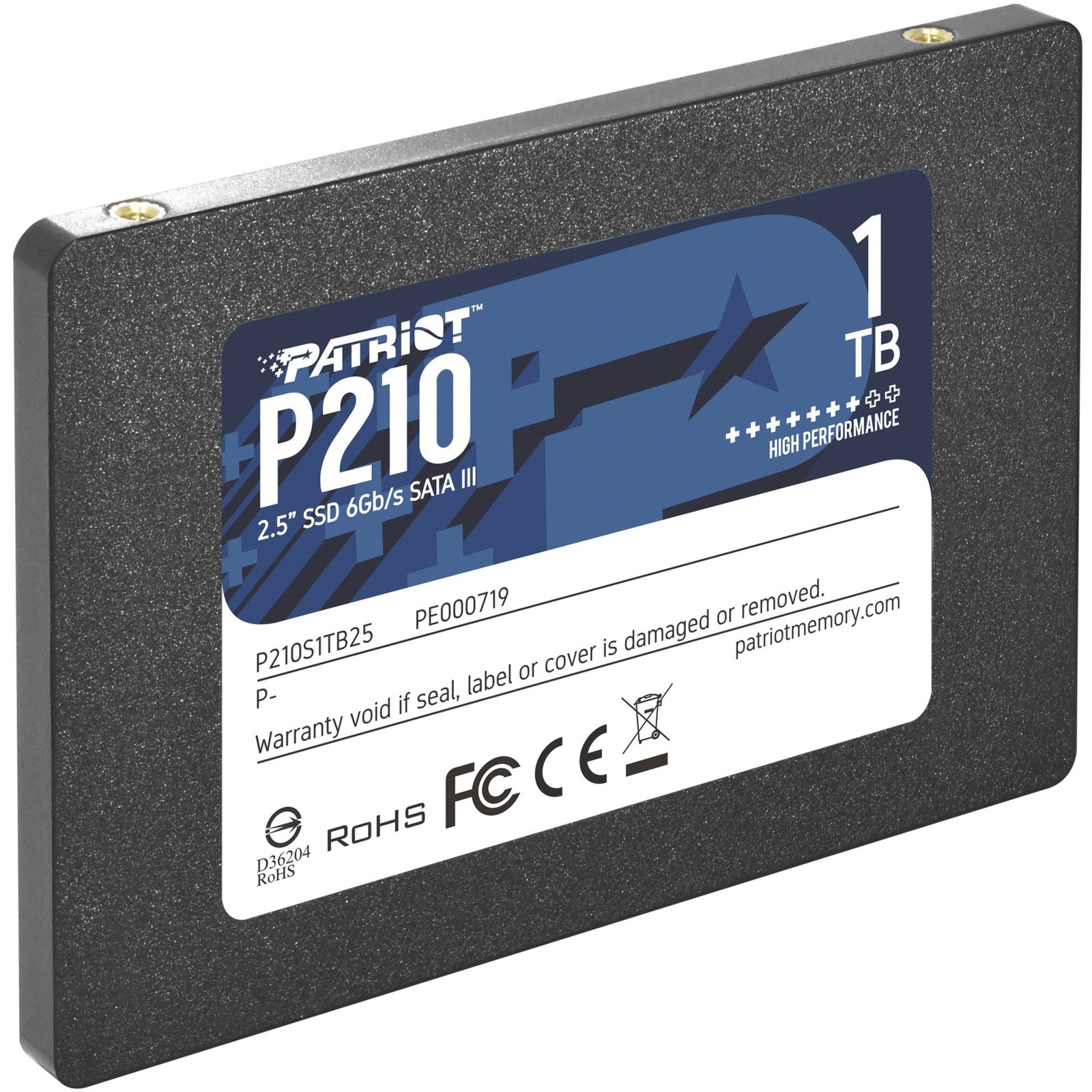 Patriot P210 Negro, 1 TB 6 GB