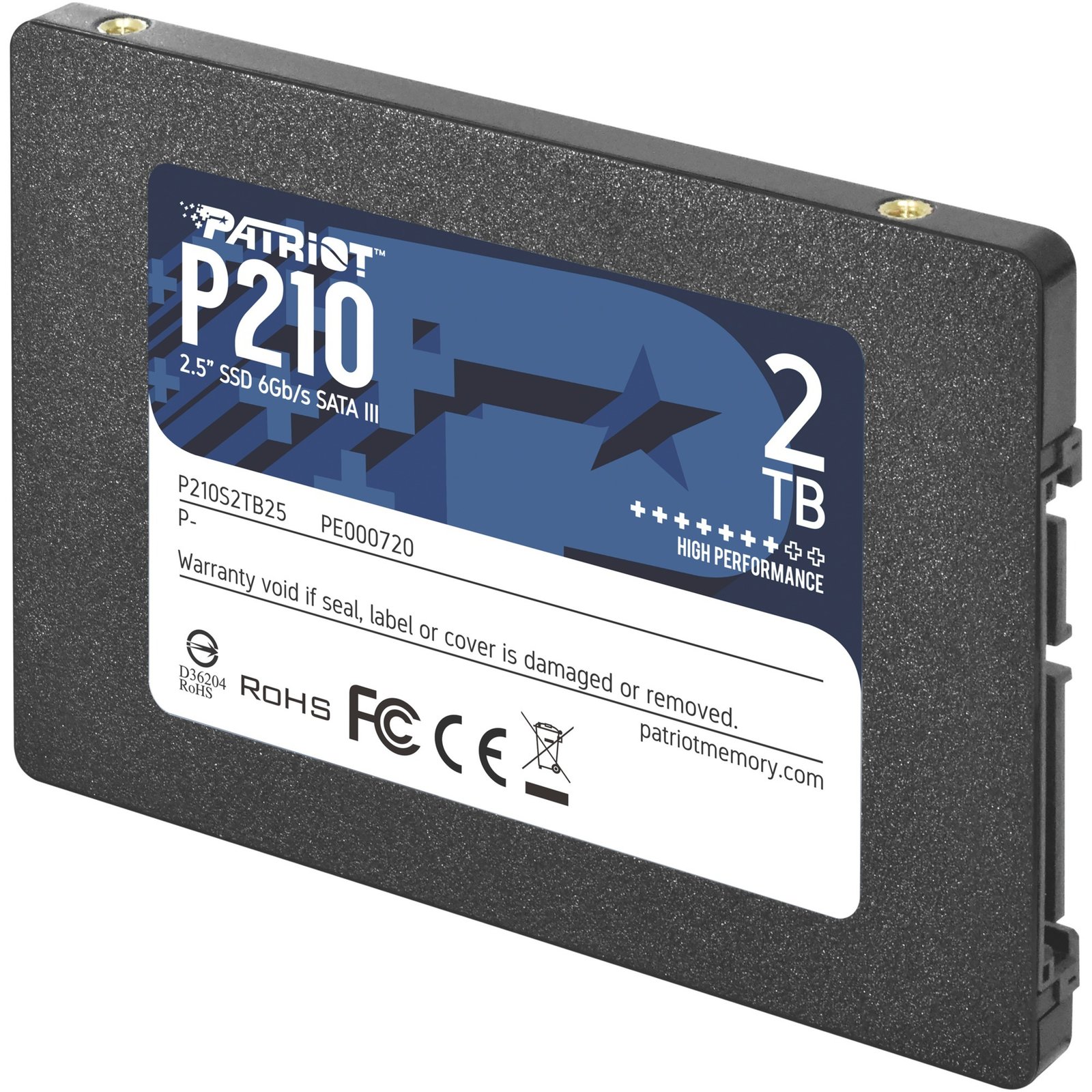 Patriot P210 Negro, 2 TB 6 GB - Imagen 3