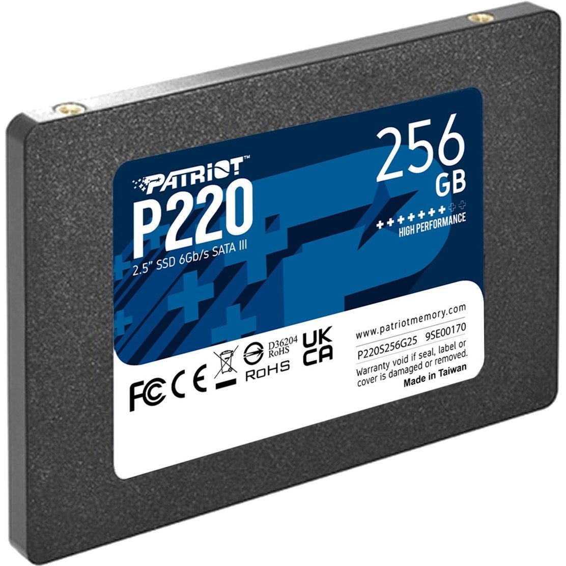 Patriot P220 Negro, 256 GB 6 GB