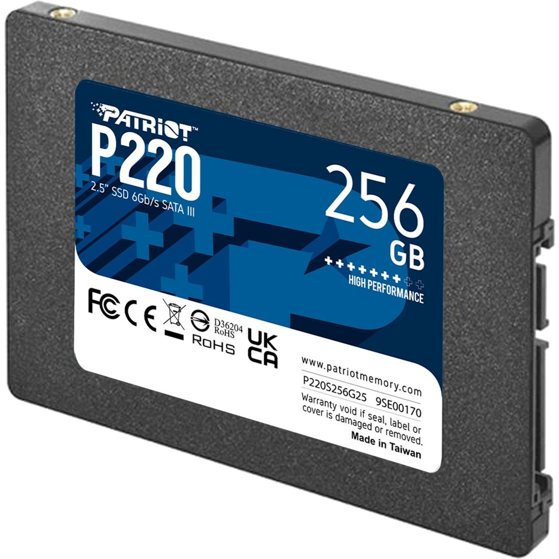 Patriot P220 Negro, 256 GB 6 GB - Imagen 3