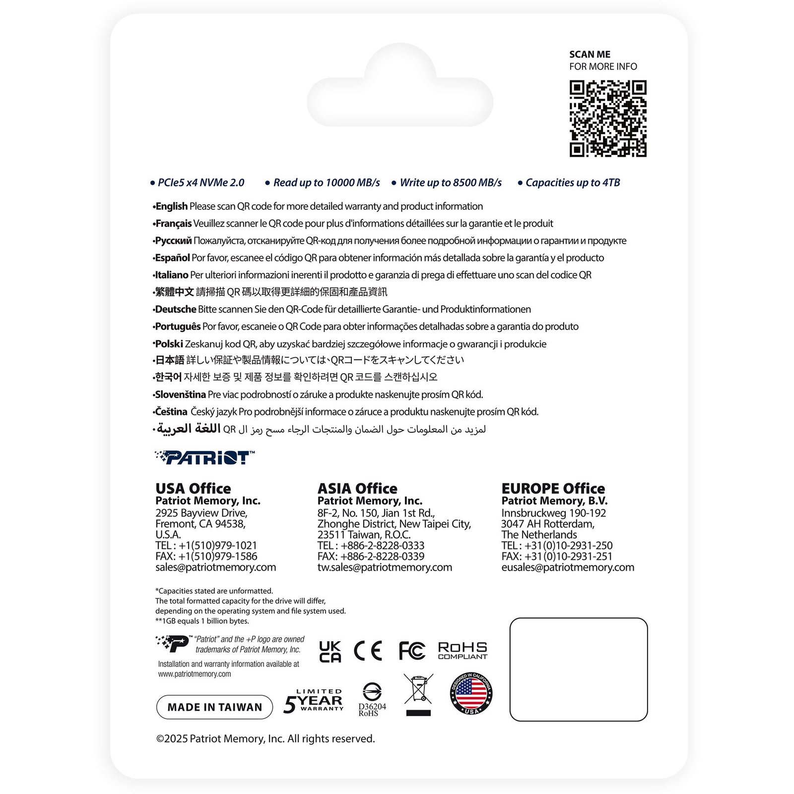 Patriot PA523, 4 TB - Imagen 5