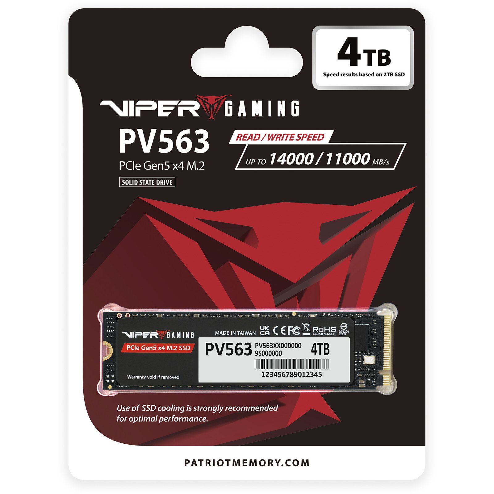 Patriot VIPER PV563, 4 TB - Imagen 4