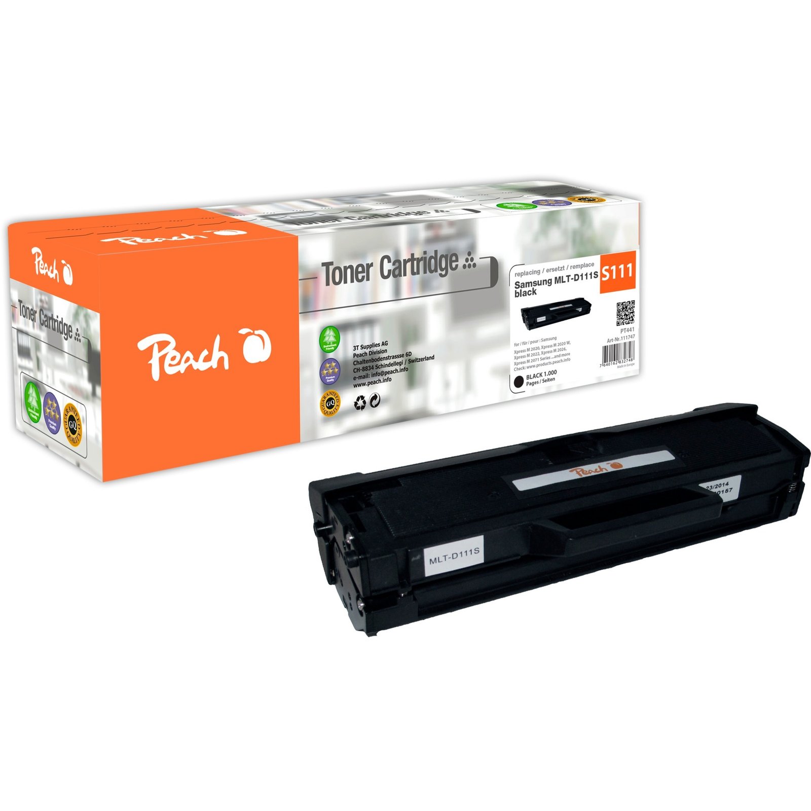Peach Toner schwarz 111747