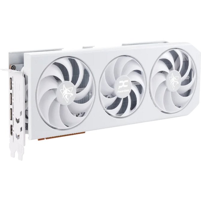 PowerColor Radeon RX 9070 XT Hellhound Spectral White OC Blanco - Imagen 2