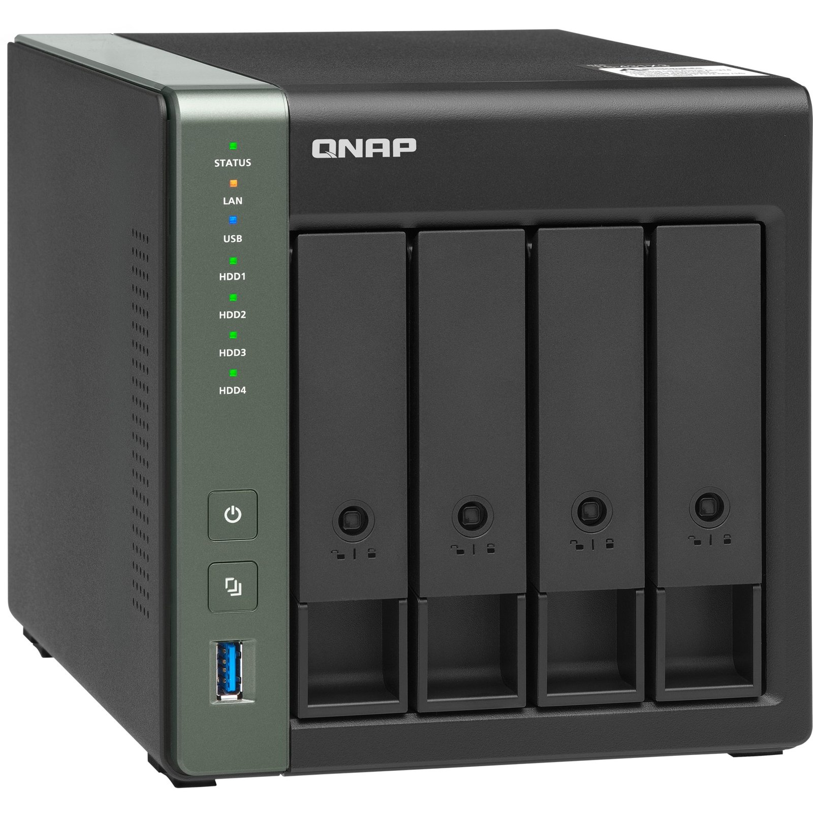 QNAP TS-431X3-4G Negro