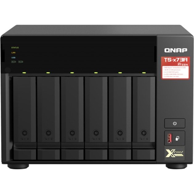 QNAP TS-673A-8G Negro