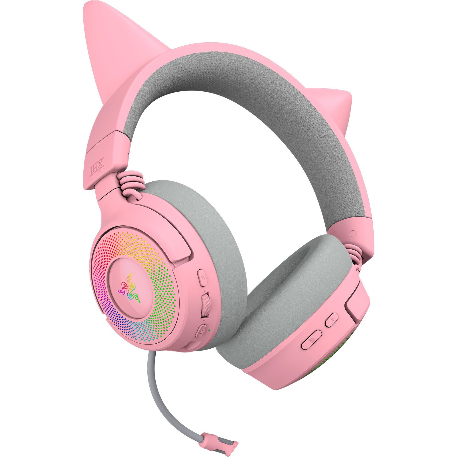 Razer Kraken Kitty V3 Pro Quartz Rosa