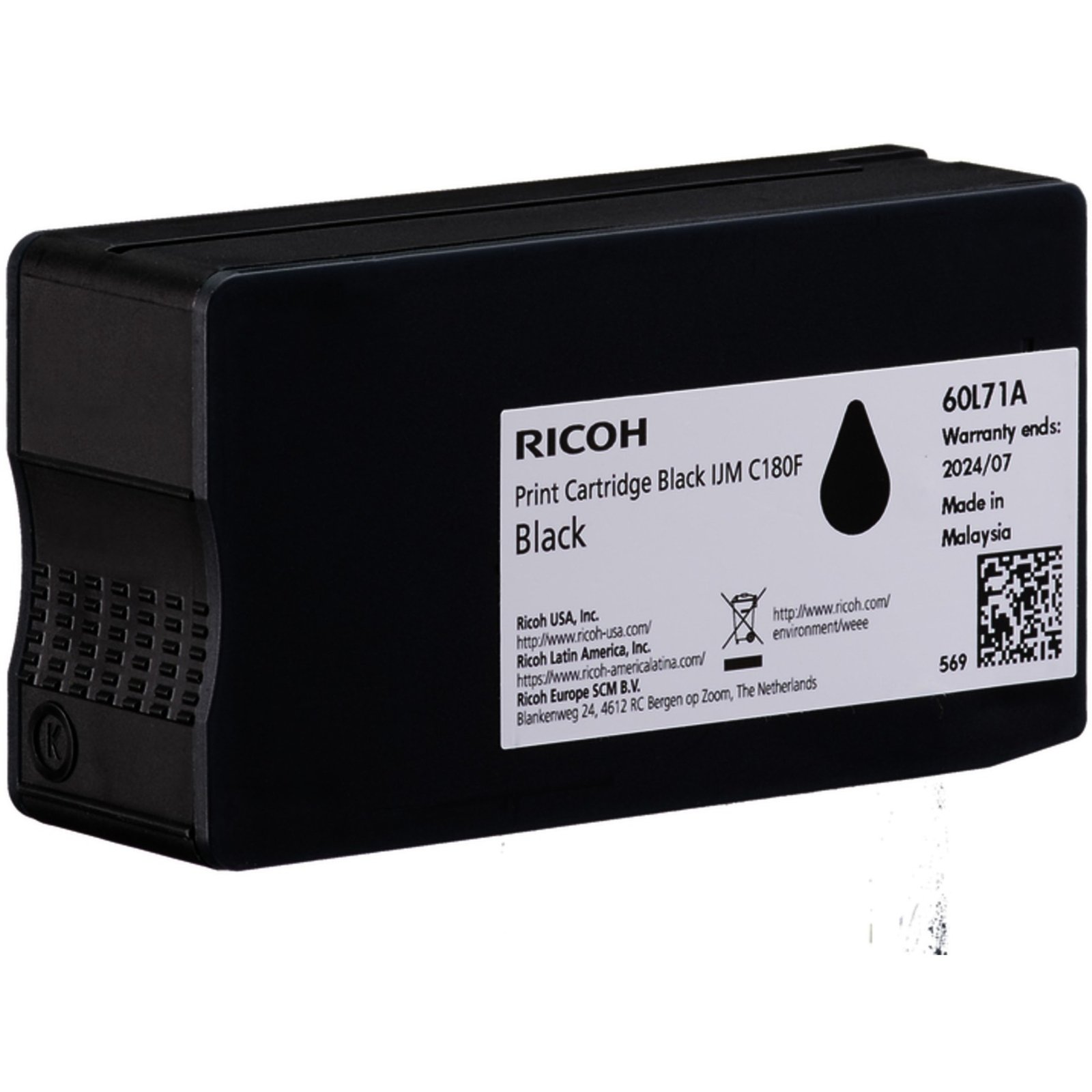 Ricoh Tinte schwarz 408517