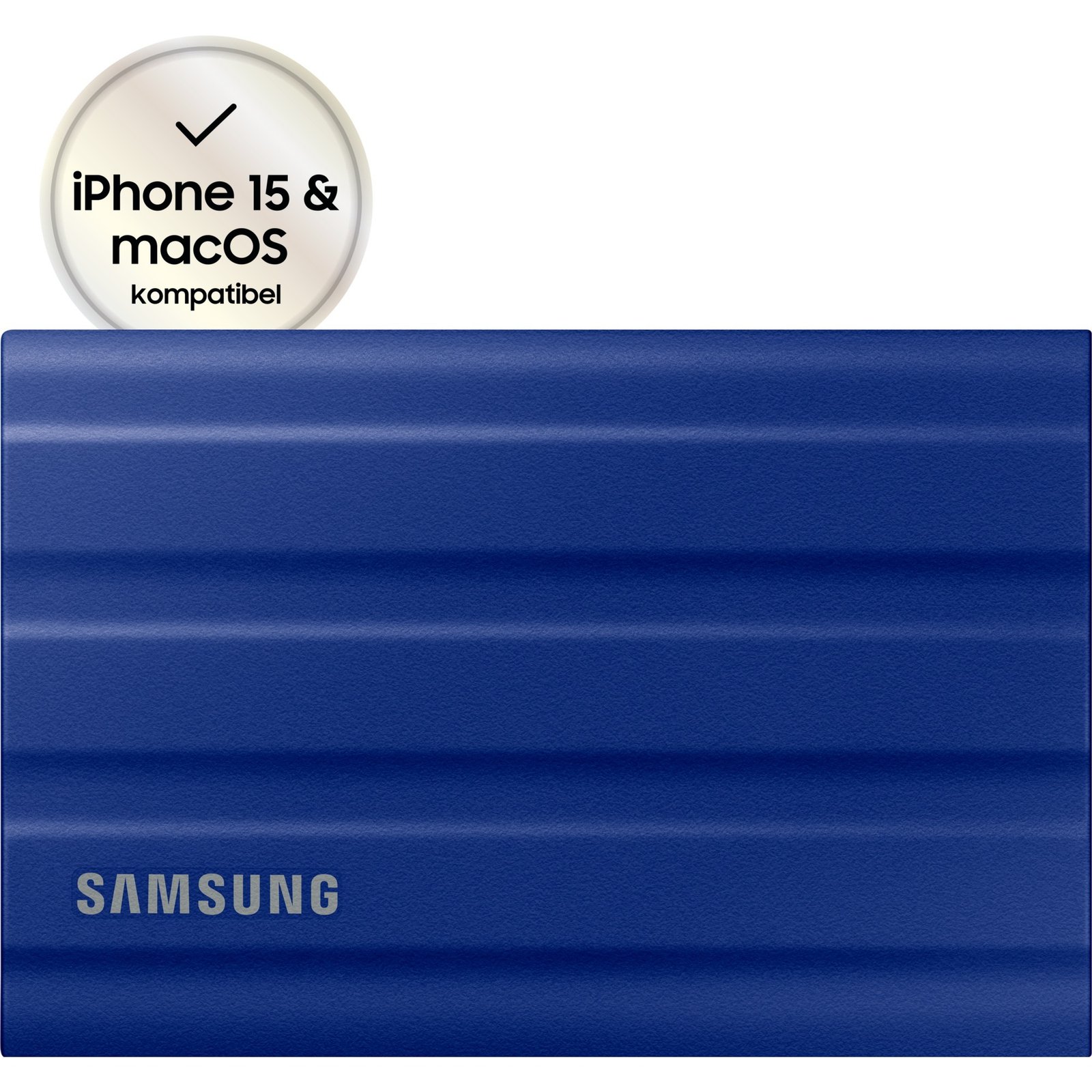 Samsung Portable SSD T7 Shield Azul, 1 TB 10 GB