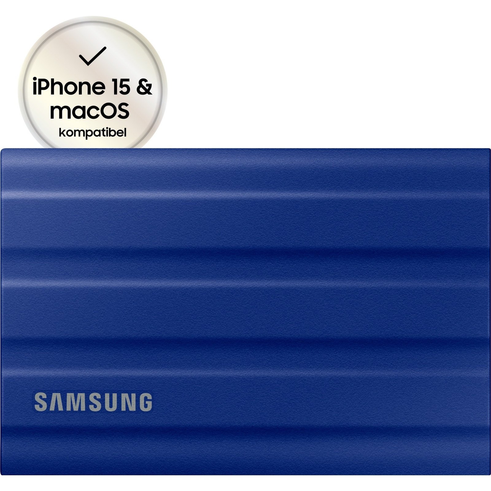 Samsung Portable SSD T7 Shield Azul, 2 TB 10 GB