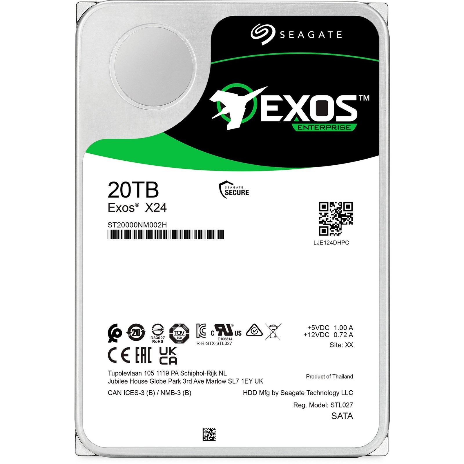 Seagate Exos X24, 20 TB 6 GB - Imagen 2