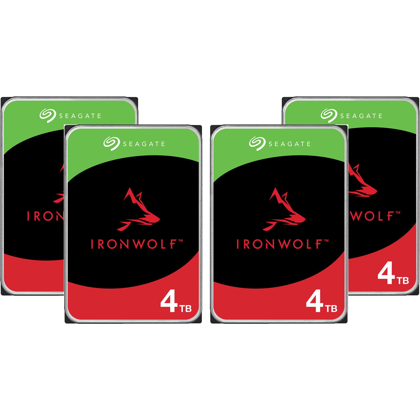 Seagate IronWolf NAS 4 x Bundle, 4 TB 6 GB