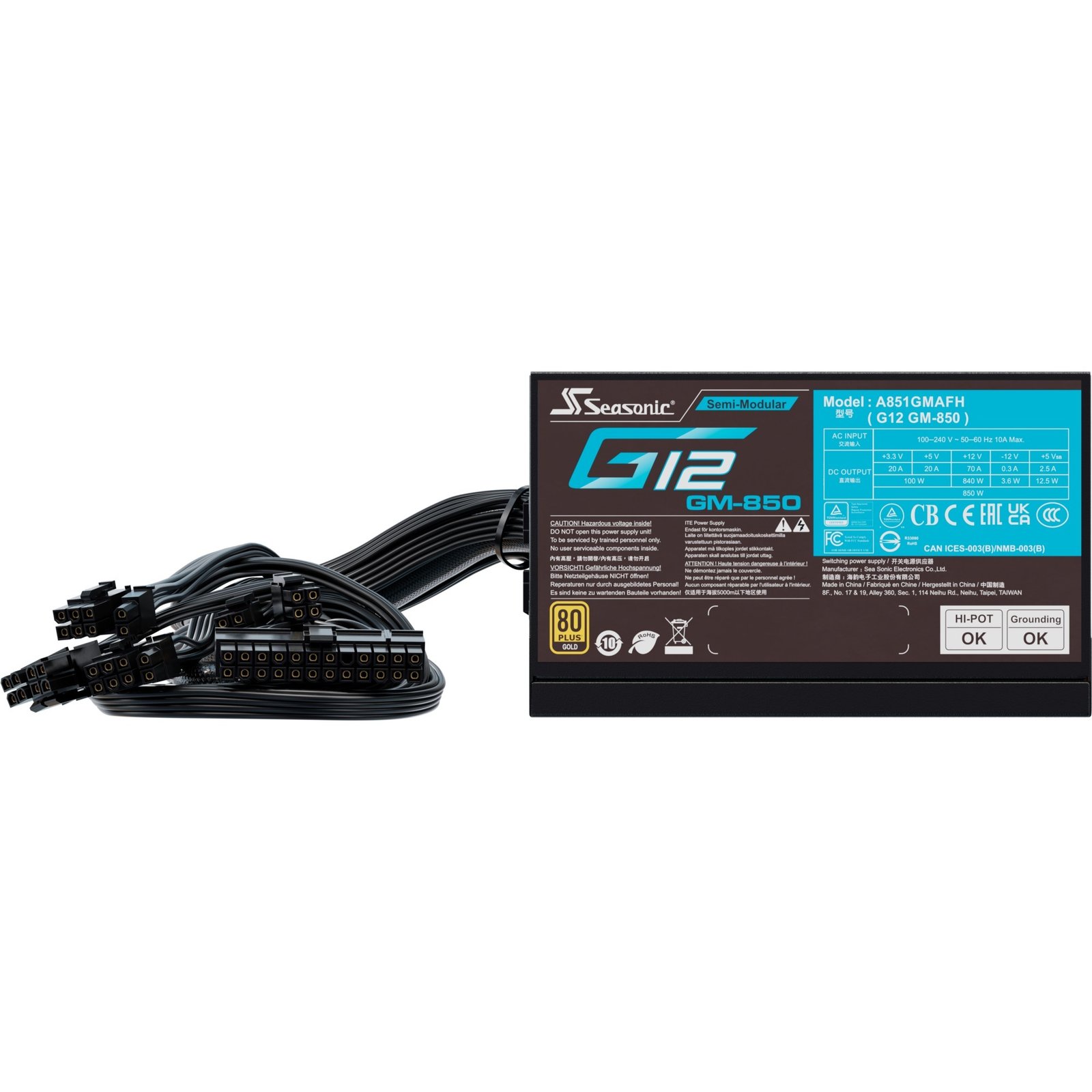 Seasonic G12 GM-850 - Imagen 3