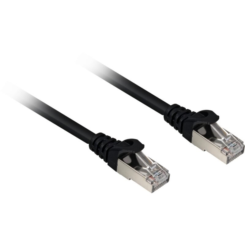 Sharkoon Patchkabel RJ45 Cat.6a SFTP Negro