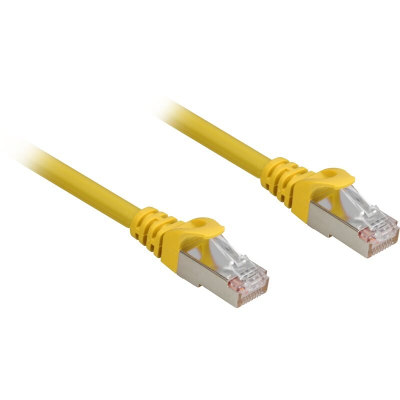 Sharkoon Patchkabel RJ45 Cat.6a SFTP Amarillo