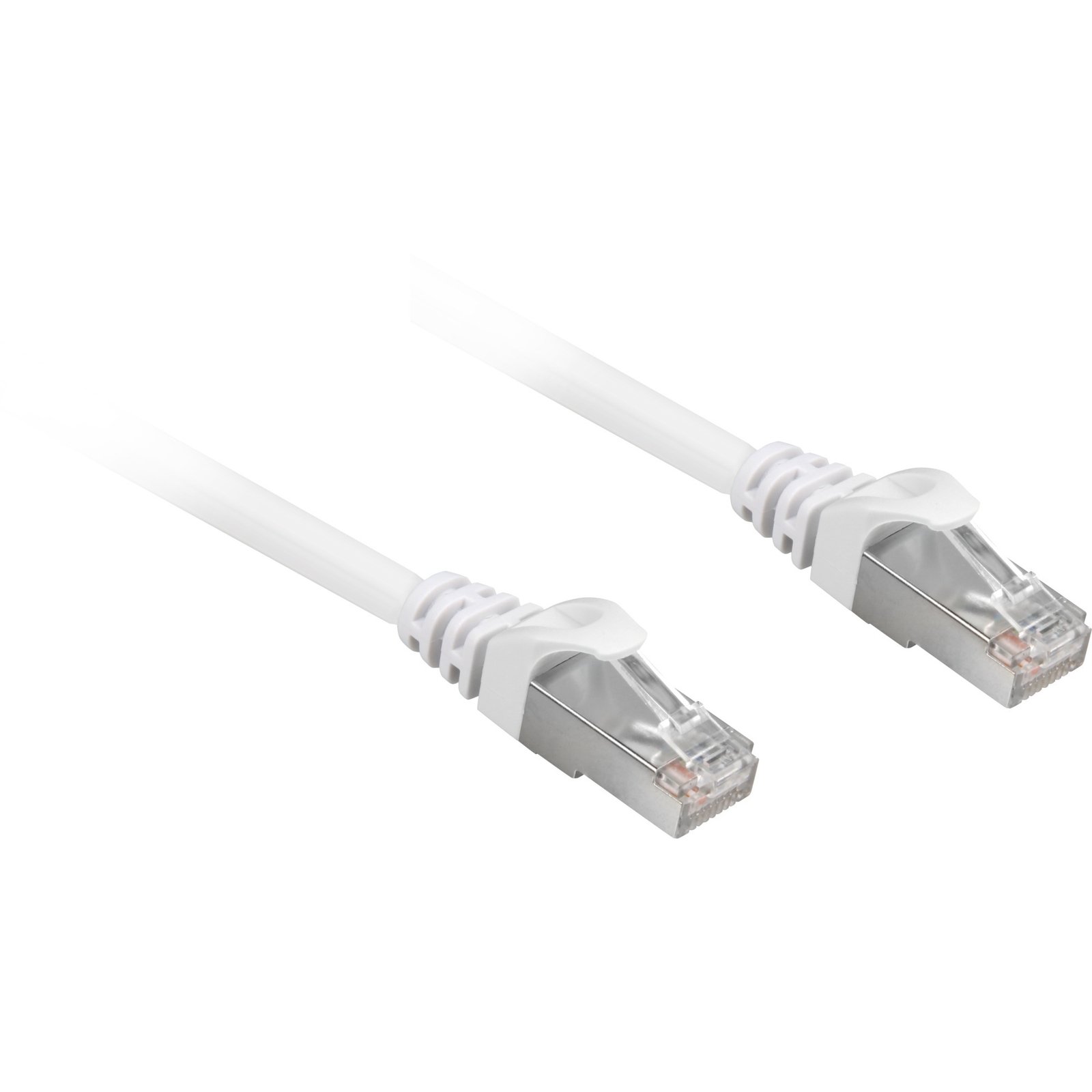 Sharkoon Patchkabel RJ45 Cat.6a SFTP Blanco