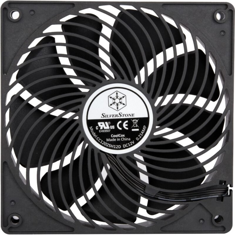 SilverStone SST-AP120i-PRO 120x120x25 Negro