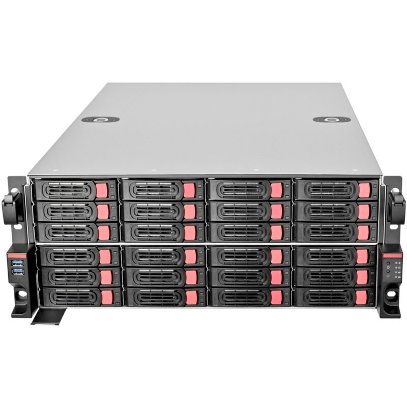 SilverStone SST-RM43-324-RS Negro
