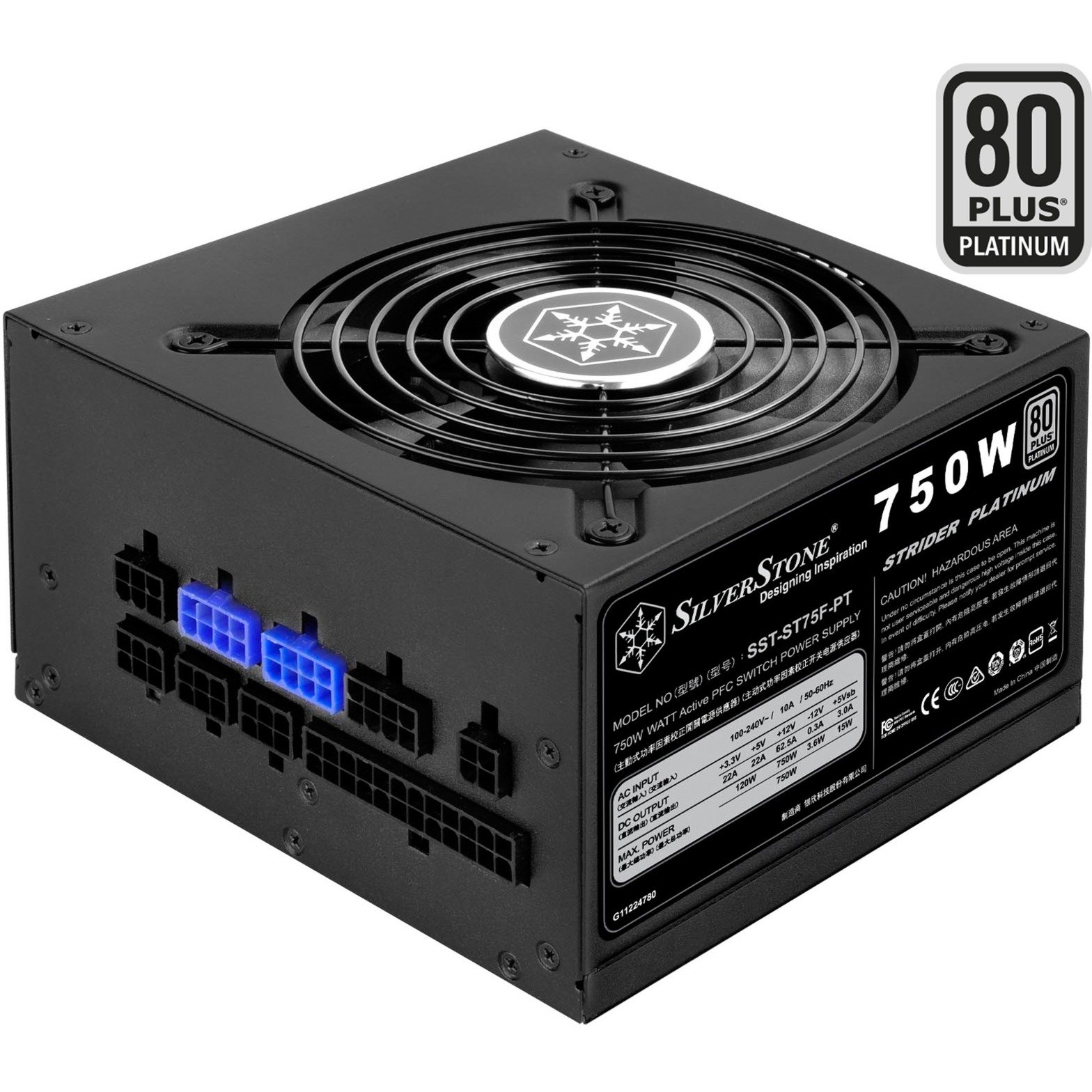 SilverStone SST-ST75F-PT v1.1 Negro