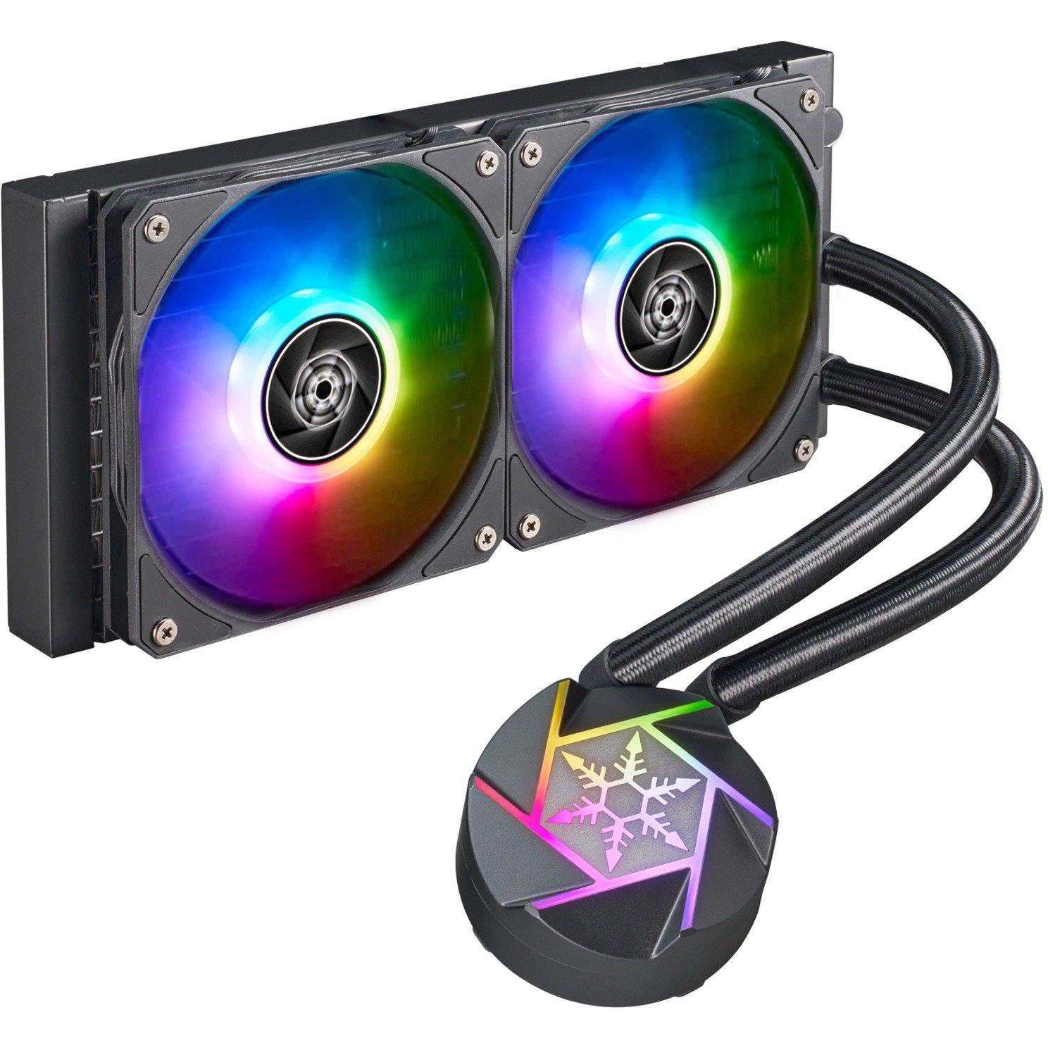 SilverStone VIDA 240 SLIM 240mm Negro