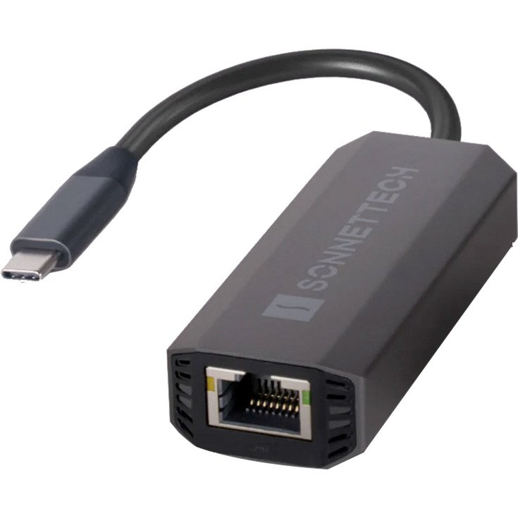 Sonnet Solo5G USB-C to Ethernet Negro, 5 GB