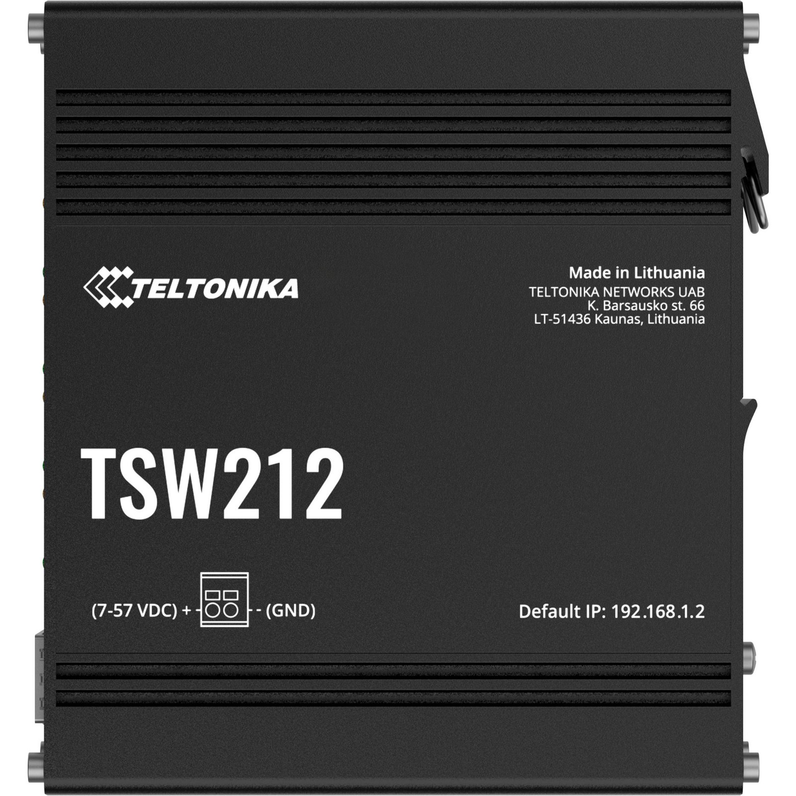 Teltonika TSW212 Negro - Imagen 2