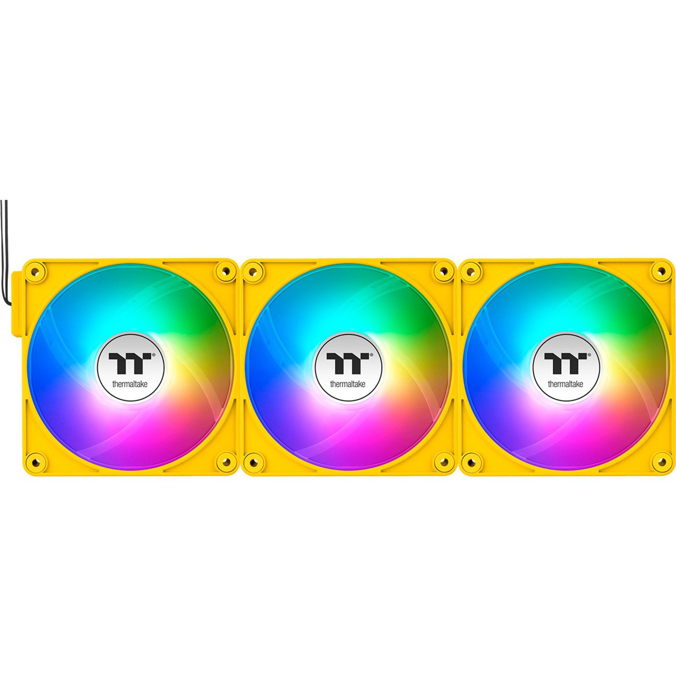 Thermaltake CT120 EX ARGB Sync PC Cooling Fan Bumblebee Amarillo