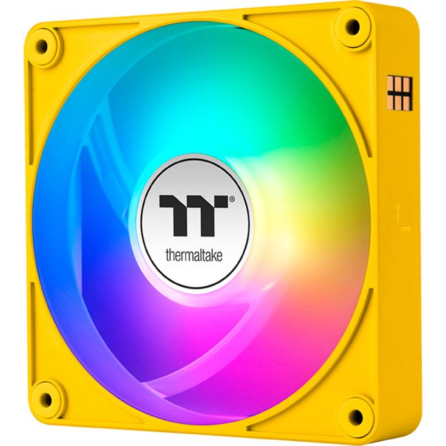 Thermaltake CT120 EX ARGB Sync PC Cooling Fan Bumblebee Amarillo - Imagen 5
