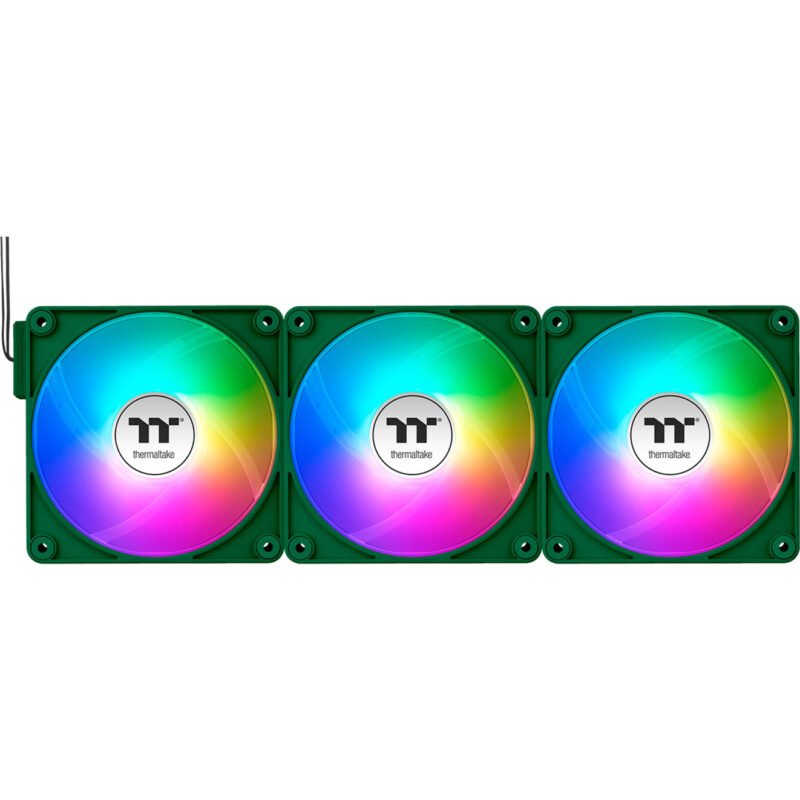 Thermaltake CT120 EX ARGB Sync PC Cooling Fan Racing Green Verde