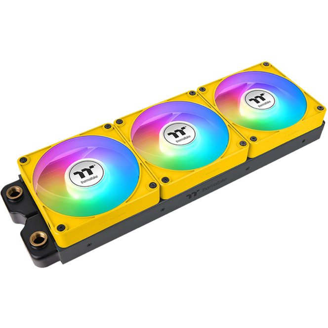 Thermaltake CT120 EX Reverse ARGB Sync PC Cooling Fan Bumblebee Amarillo