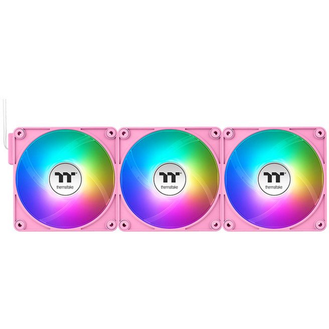 Thermaltake CT120 EX Reverse ARGB Sync PC Cooling Fan Pink Rosa - Imagen 2