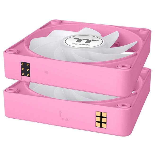 Thermaltake CT120 EX Reverse ARGB Sync PC Cooling Fan Pink Rosa - Imagen 3