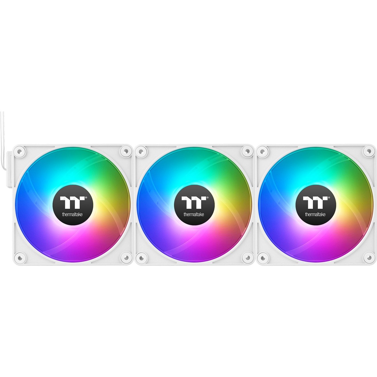 Thermaltake CT120 EX Reverse ARGB Sync PC Cooling Fan Blanco