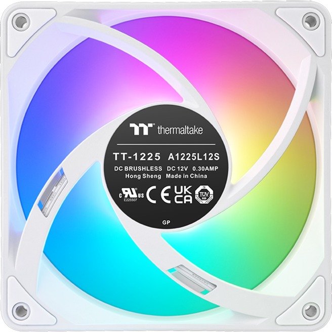 Thermaltake CT120 EX Reverse ARGB Sync PC Cooling Fan Blanco - Imagen 4