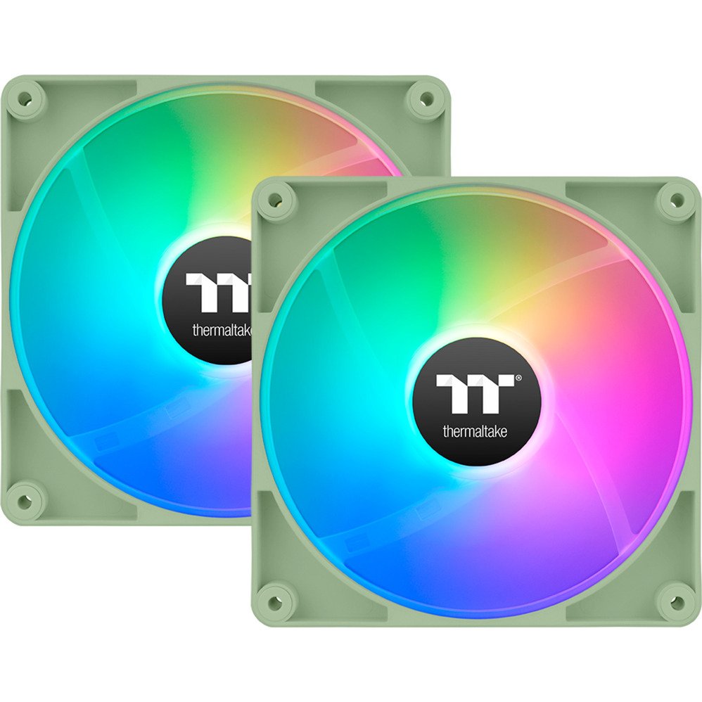Thermaltake CT120 Reverse ARGB Sync PC Cooling Fan Matcha Green