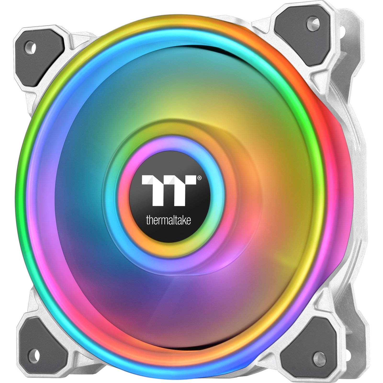 Thermaltake Riing Quad 12 RGB Radiator Fan TT Premium Edition Single Fan Pack - White Blanco