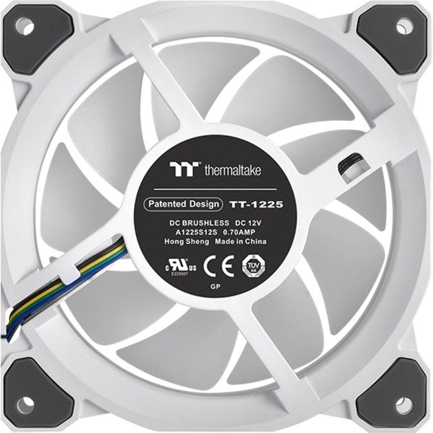 Thermaltake Riing Quad 12 RGB Radiator Fan TT Premium Edition Single Fan Pack - White Blanco - Imagen 4
