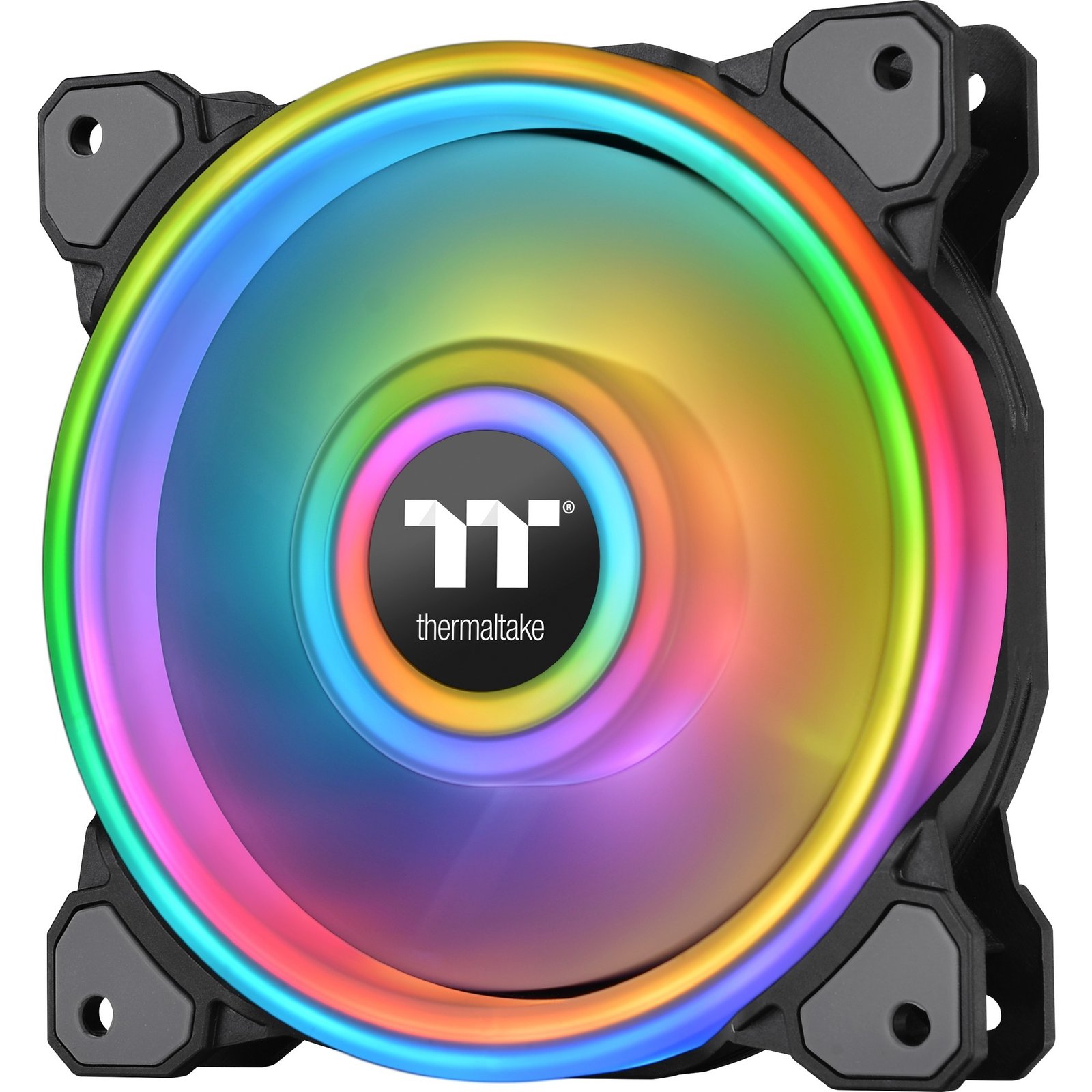 Thermaltake Riing Quad 14 RGB Radiator Fan TT Premium Edition Single Fan Pack Negro