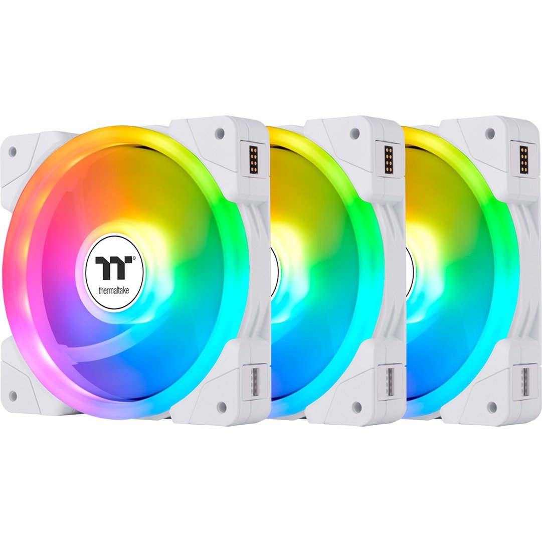 Thermaltake SWAFAN EX12 ARGB Sync PC Cooling Fan White TT Premium Edition Blanco - Imagen 2