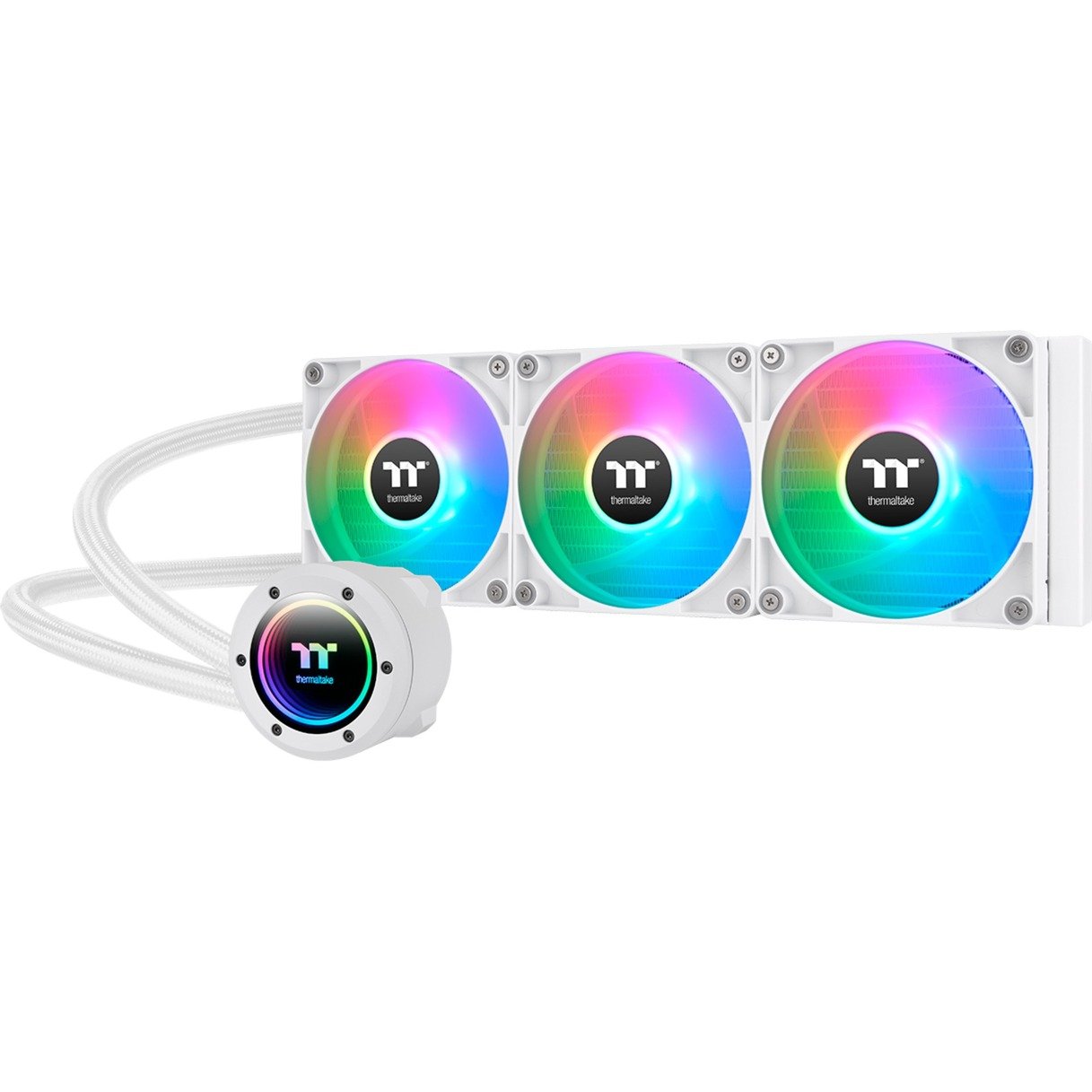 Thermaltake TH360 V2 ARGB Sync AIO Liquid Cooler Snow Edition Blanco
