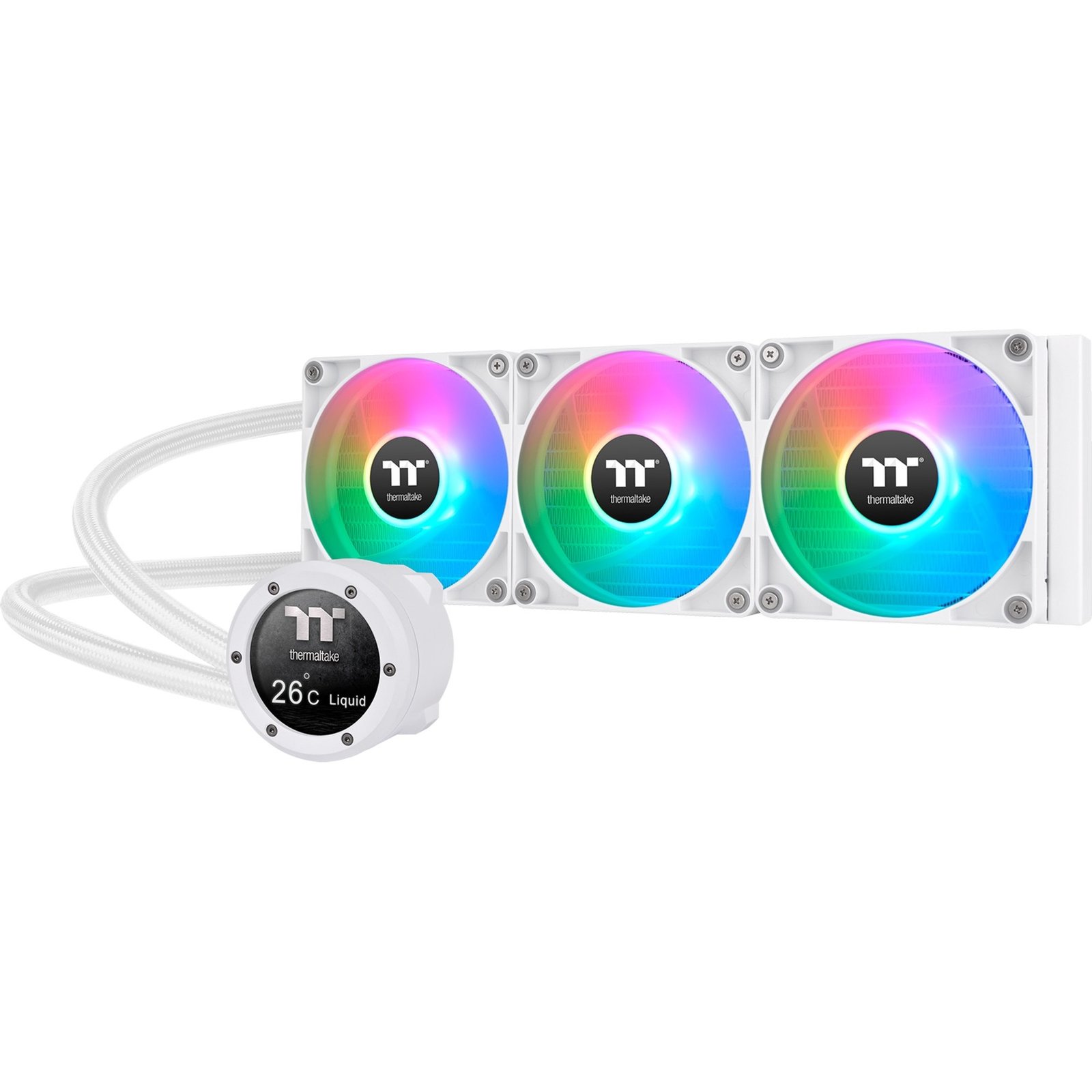 Thermaltake TH360 V2 Ultra ARGB Sync AIO Liquid Cooler Snow Edition Blanco