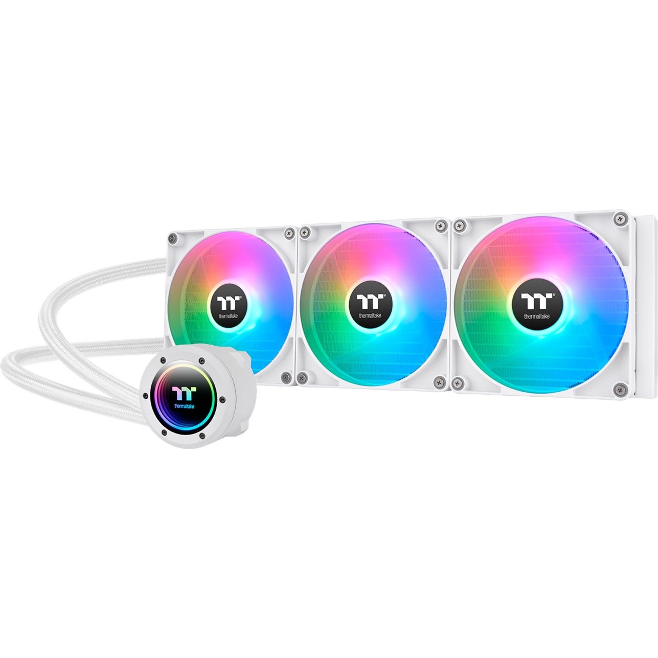 Thermaltake TH420 V2 ARGB Sync AIO Liquid Cooler Snow Edition Blanco