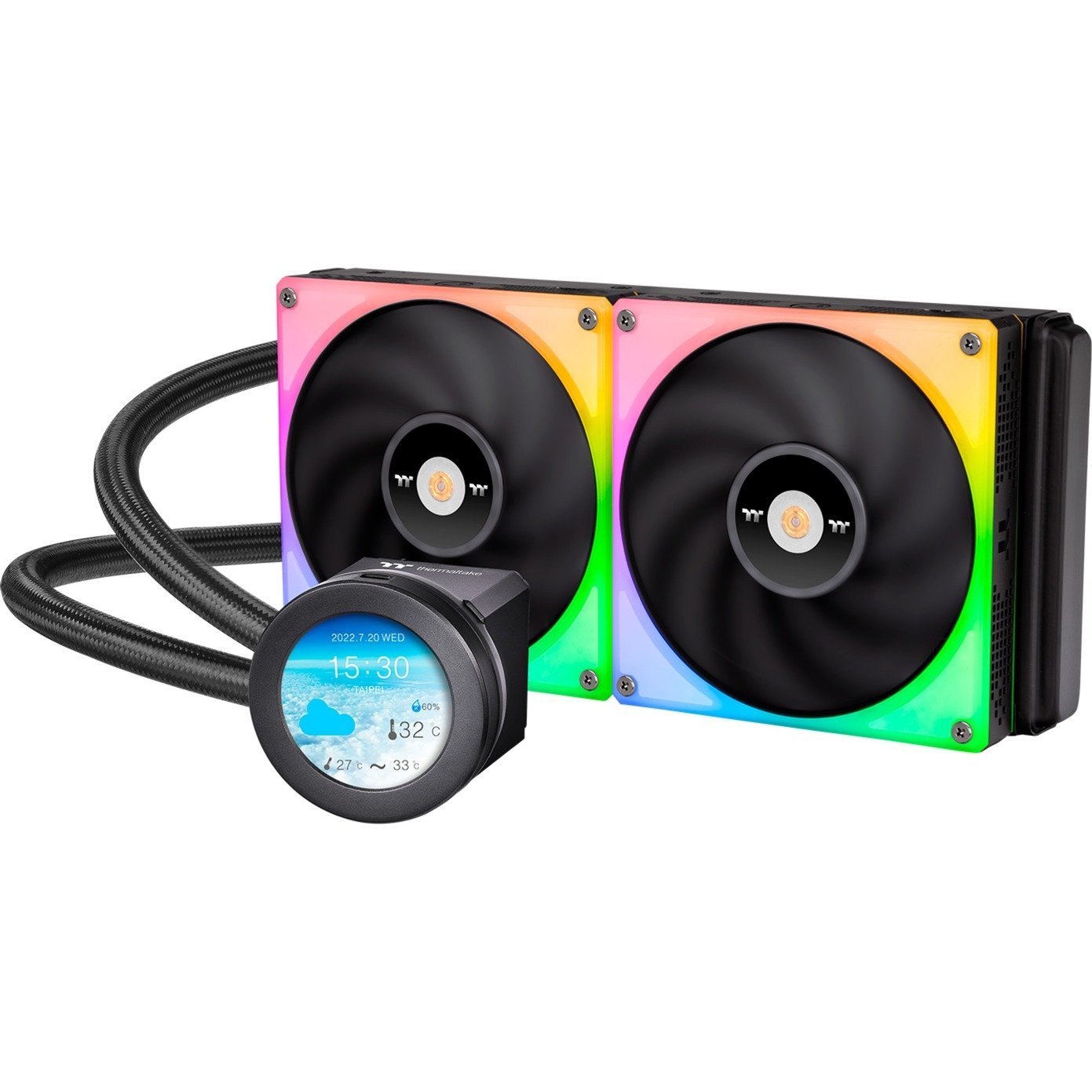 Thermaltake TOUGHLIQUID Ultra 280 RGB AIO Liquid Cooler 280mm Negro