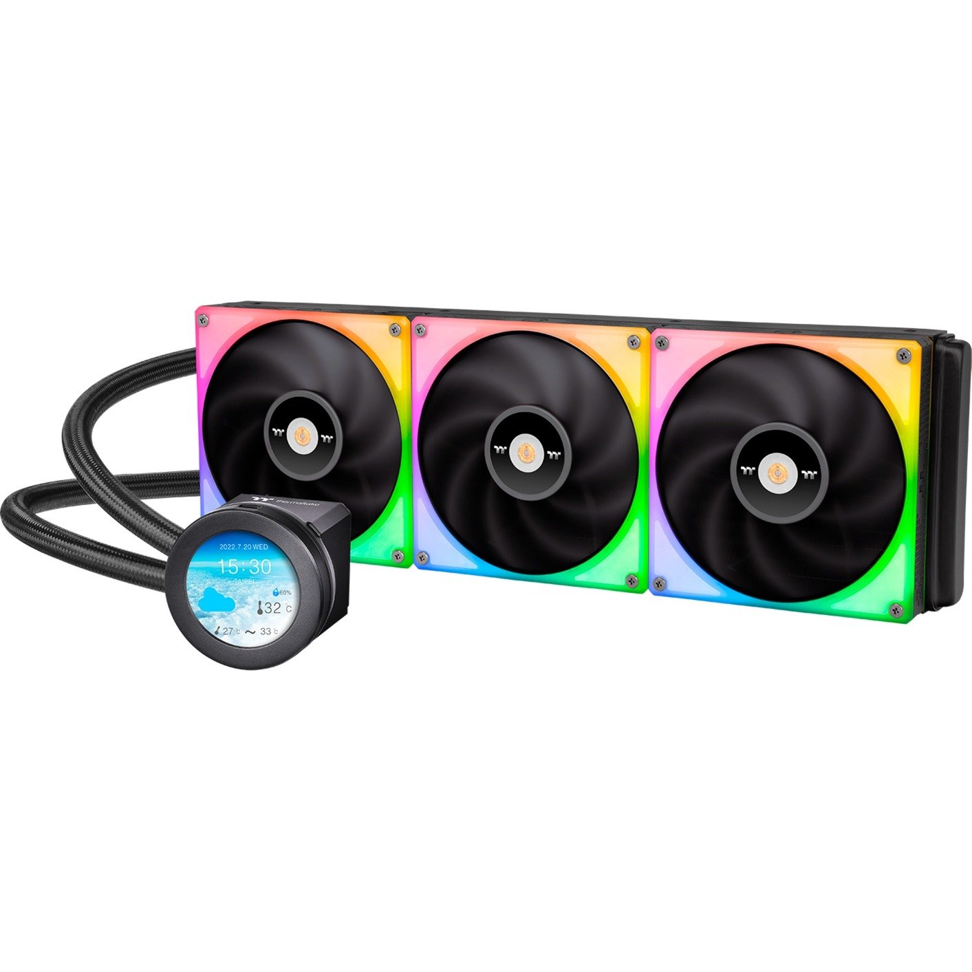 Thermaltake TOUGHLIQUID Ultra 420 RGB AIO Liquid Cooler 420mm Negro