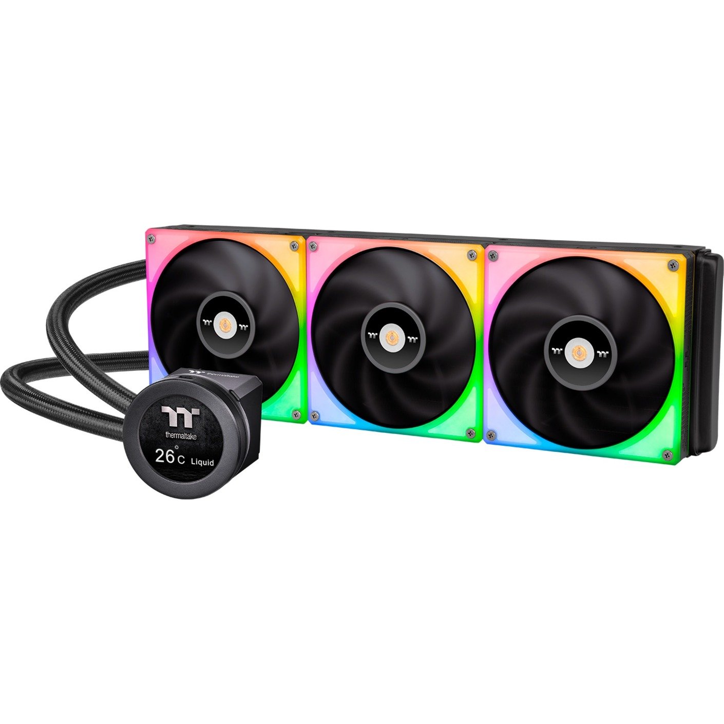 Thermaltake TOUGHLIQUID Ultra 420 RGB AIO Liquid Cooler 420mm Negro - Imagen 2