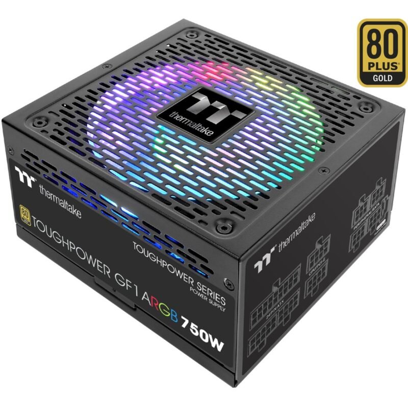 Thermaltake Toughpower GF1 ARGB 750W Negro