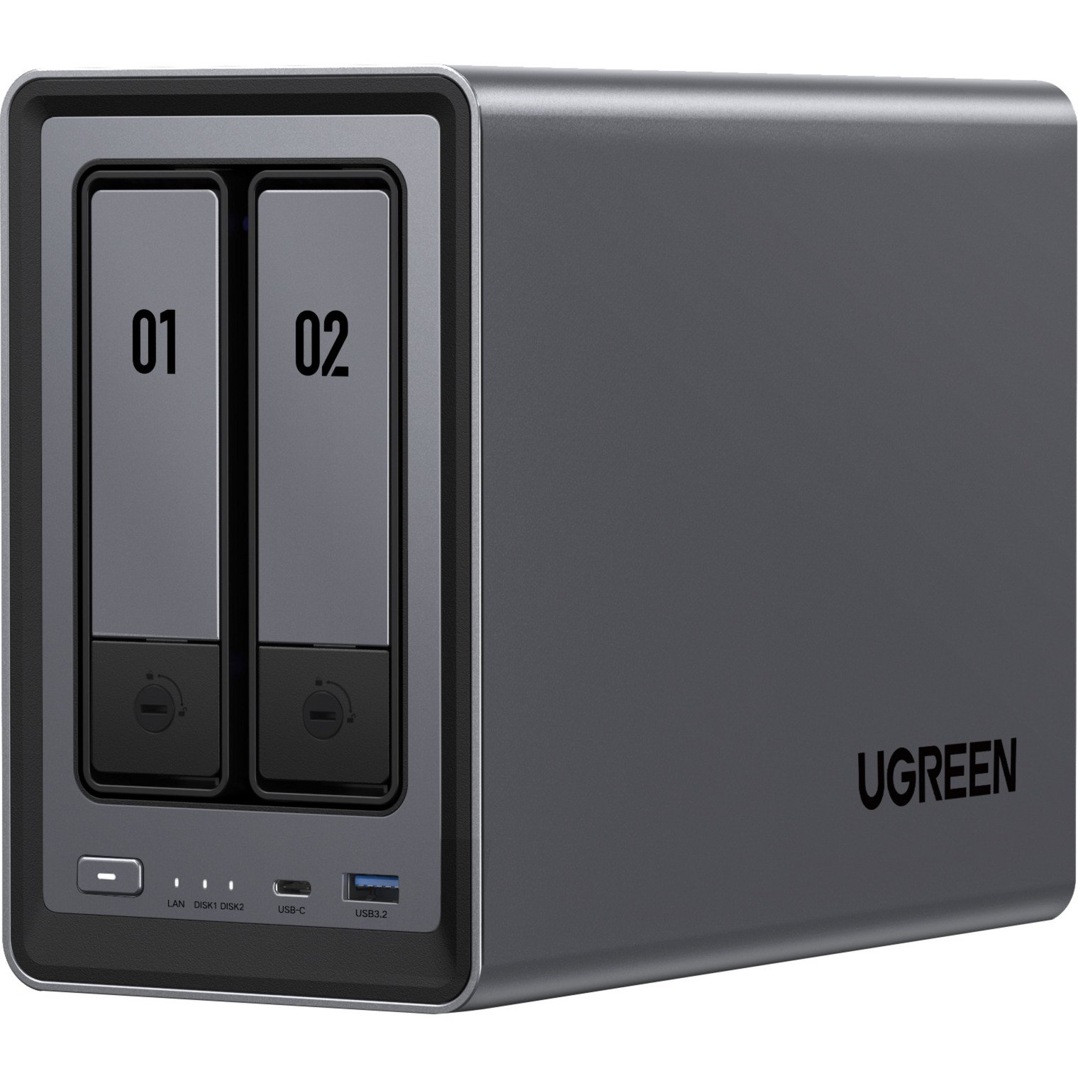 Ugreen DXP2800 + 2x Seagate IronWolf HDD Bundle, 4 TB - Imagen 2