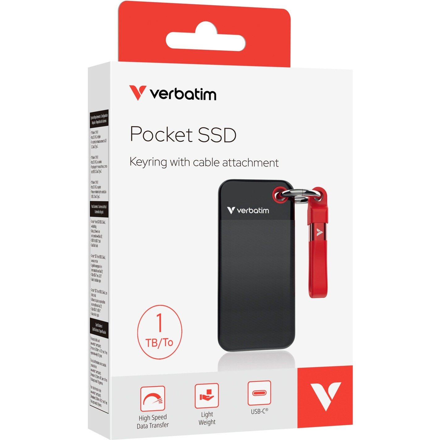 Verbatim Pocket SSD Negro, 1 TB 10 GB - Imagen 5