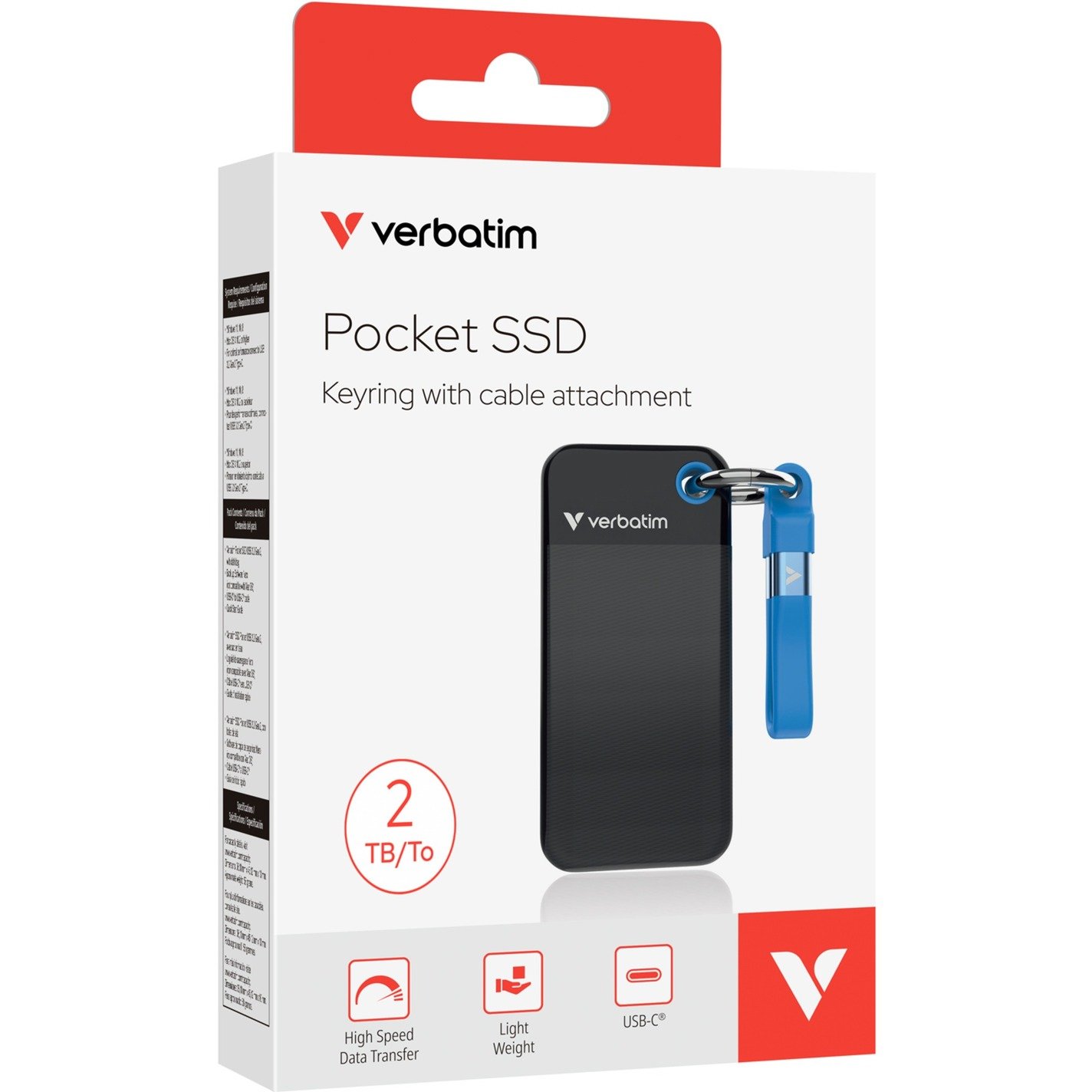 Verbatim Pocket SSD Negro, 2 TB 10 GB - Imagen 4
